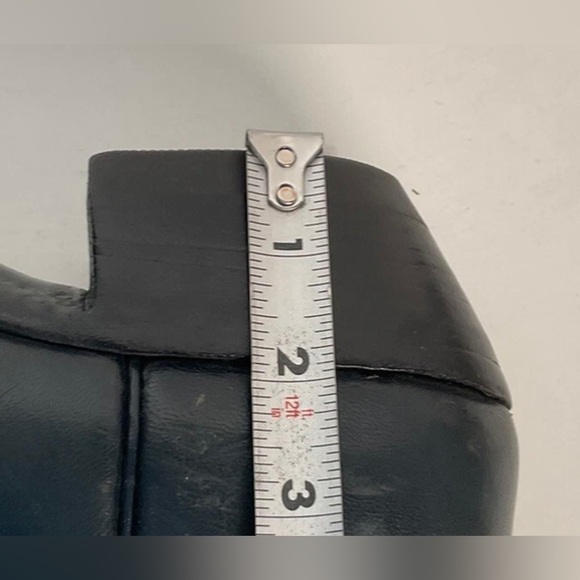 Vintage 1980s Lucchese San Antonio Navy Blue Cowboy Boots Men’s 9 B | Women’s 10 - Picture 4 of 16